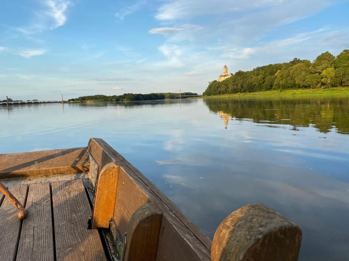 Gite Loirizon Vue Loire 4 Personnes Ingrandes  Exteriör bild