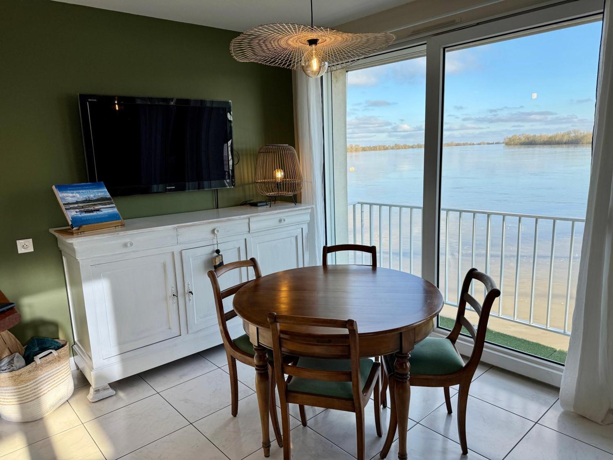 Gite Loirizon Vue Loire 4 Personnes Ingrandes  Exteriör bild